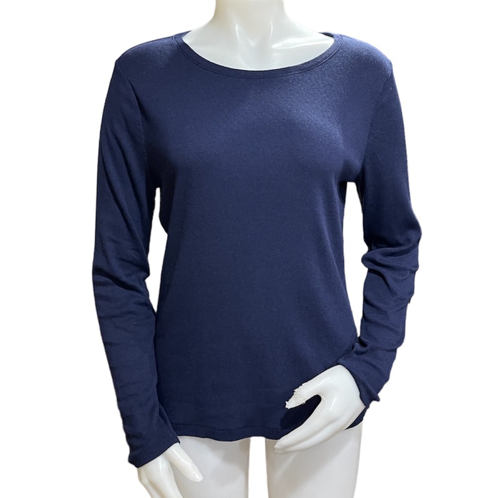 A new day navy long sleeve top Large